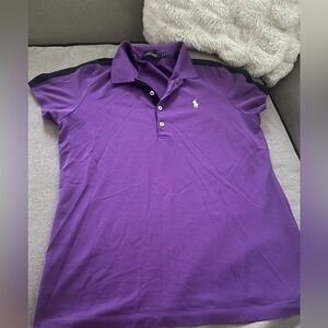 Large womens polo golf shirt like new condition worn for one awards